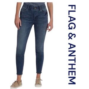 FLAG & ANTHEM High Rise Skinny Ankle Stretch Jeans, Size 8/29.